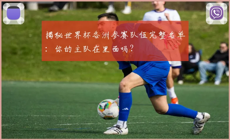 揭秘世界杯各洲参赛队伍完整名单：你的主队在里面吗？